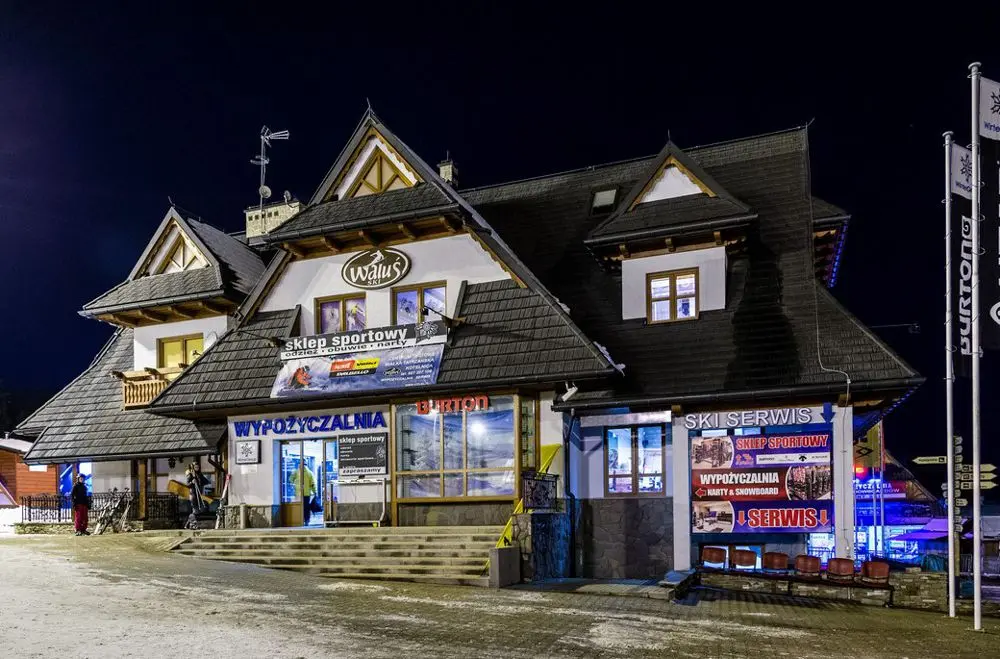 Two Waluś Ski Rental locations in Bialka Tatrzanska, Poland