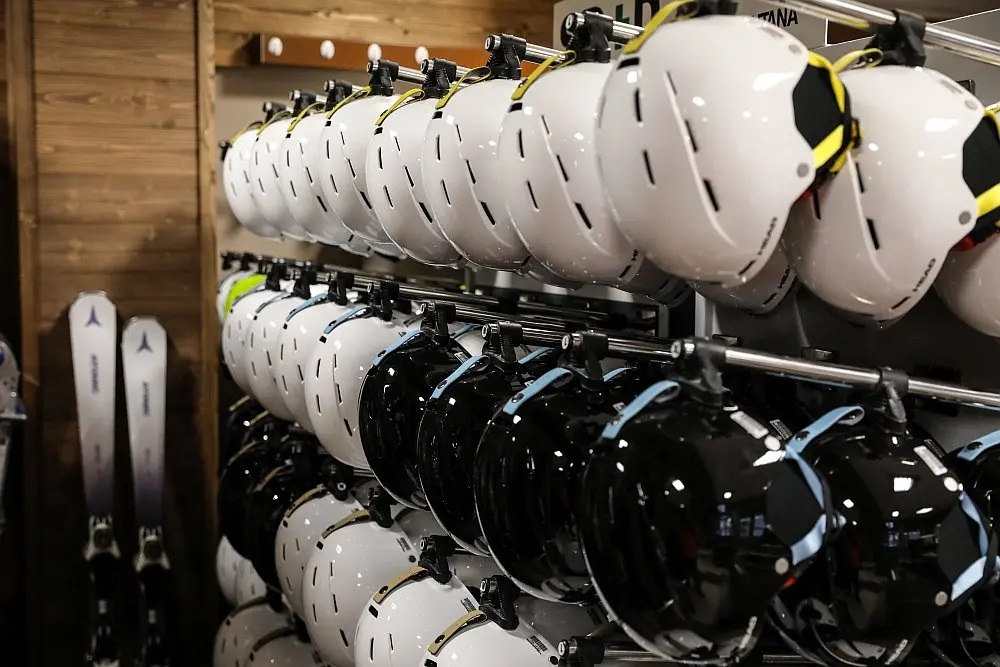 Wide selection of ski equipment at Waluś Ski Rental