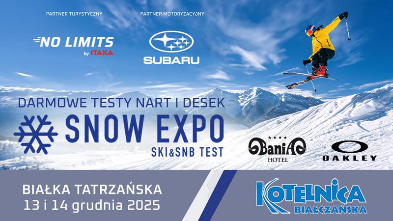 Obrazek artykułu DARMOWE TESTY NART I DESEK – 13 i 14 grudnia 2025 na Kotelnicy Białczańskiej