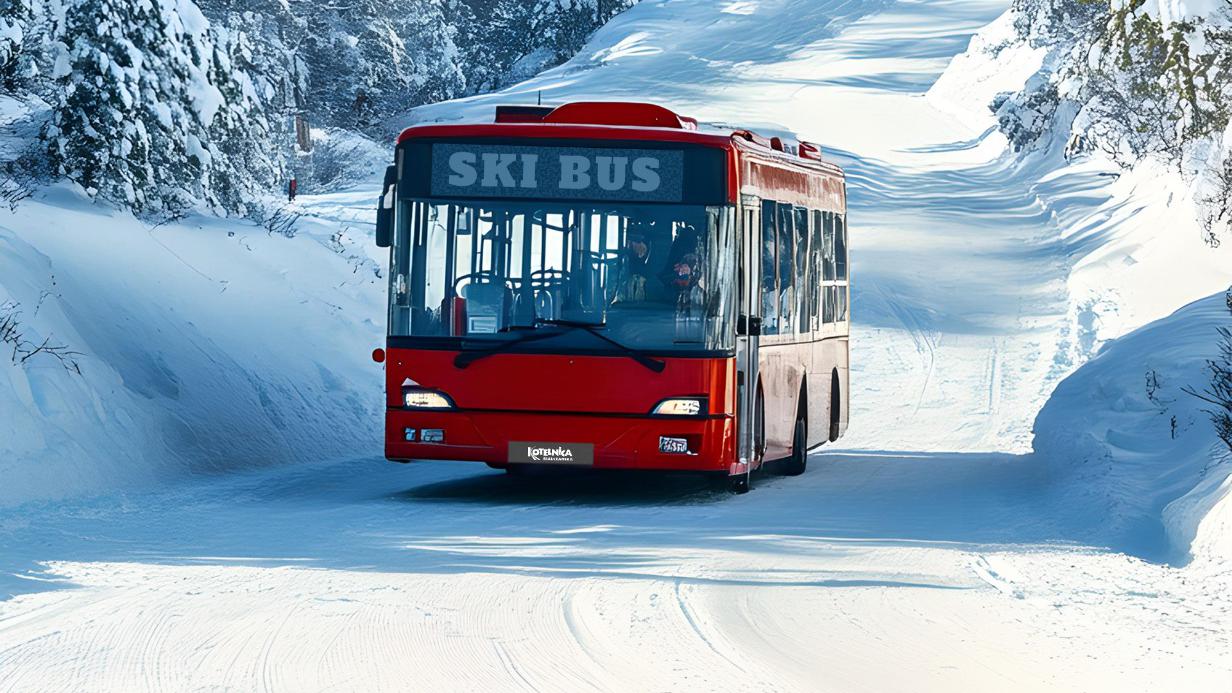 Skibuses run until March 8 - convenient access to the slopes.