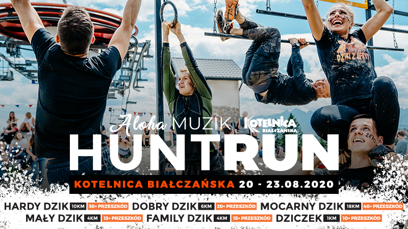 Extrémny beh Hunt Run 2020 v obci Białka Tatrzańska – finále v stredisku Kotelnica Białczańska!
