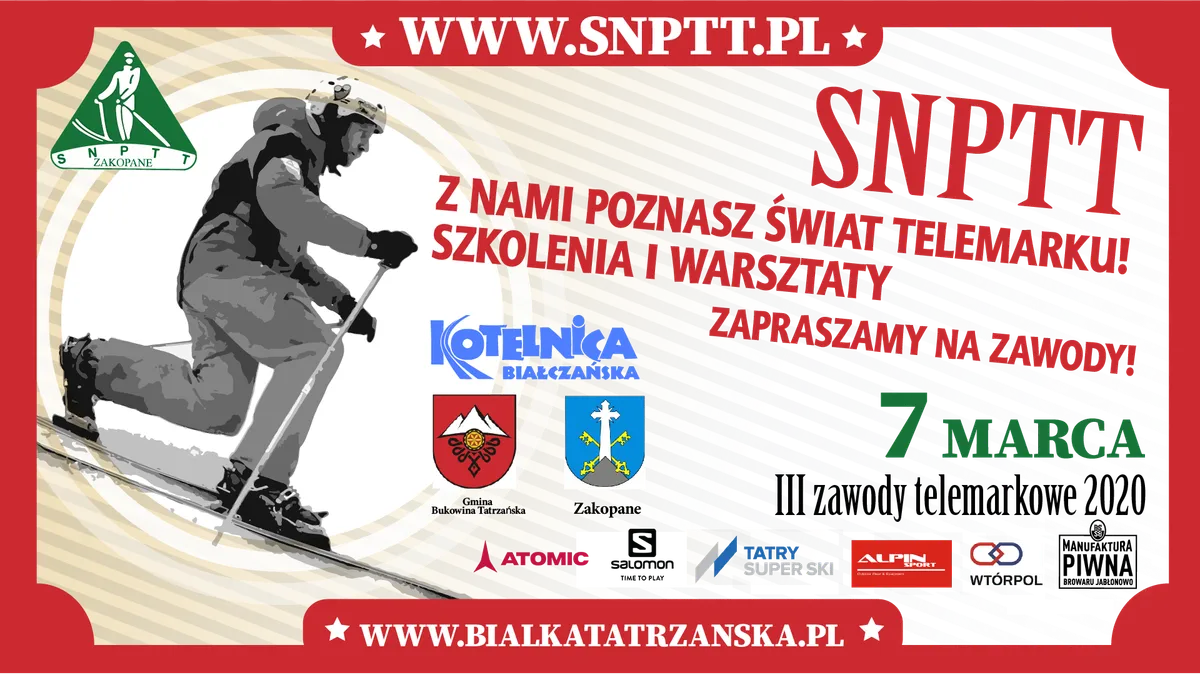 3rd TELEMARK COMPETITION OF THE SN SNT CLUB ON KOTELNICA BIAŁCZAŃSKA