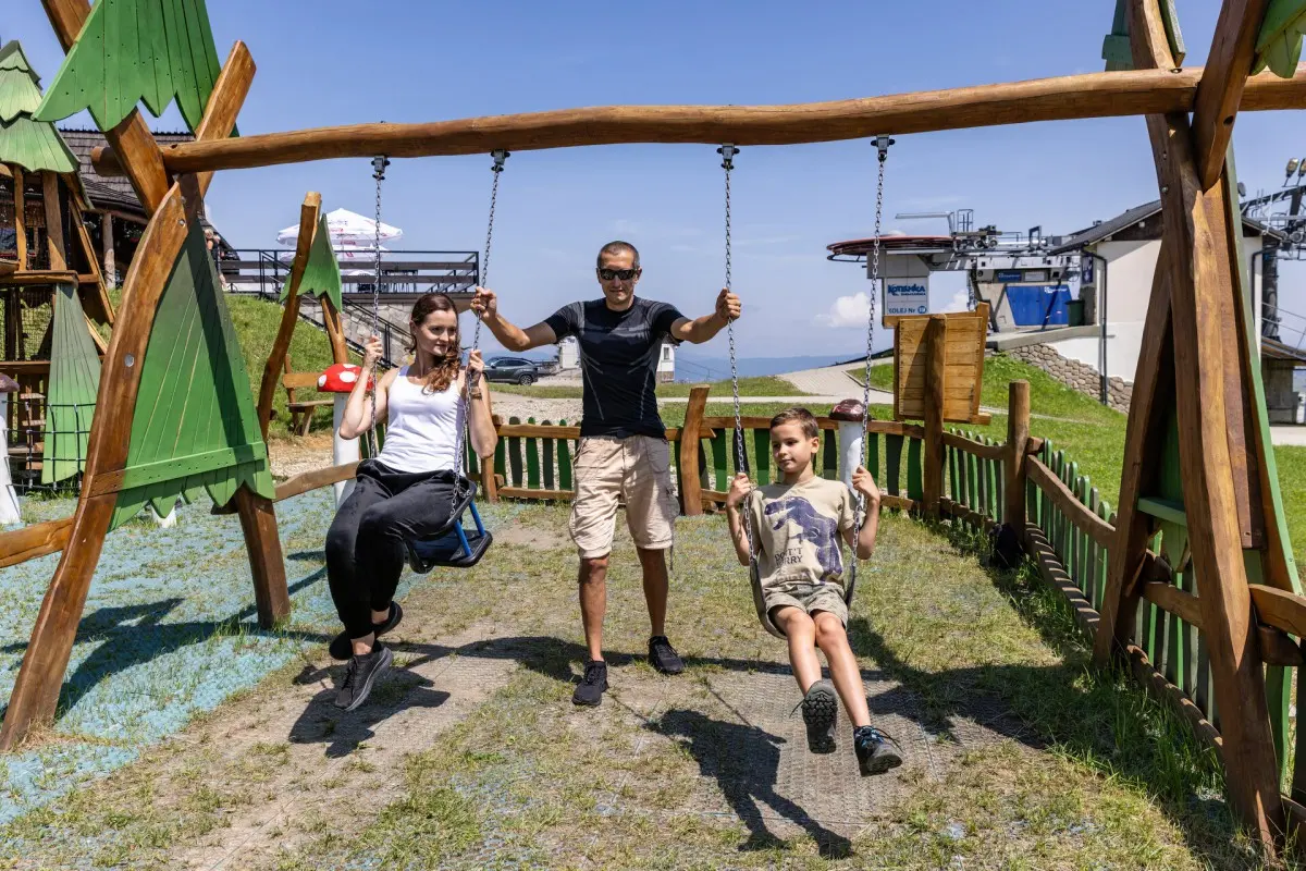 Playground at the top of Kotelnica