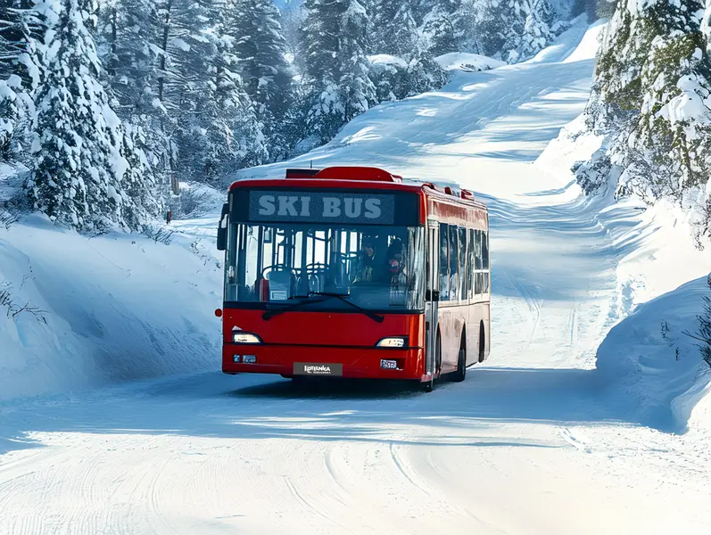 SkiBus - free shuttle bus for skiers in Białka Tatrzańska