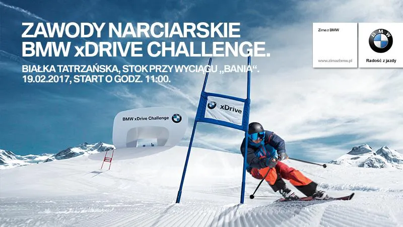 ZAWODY NARCIARSKIE BMW xDRIVE CHALLENGE.