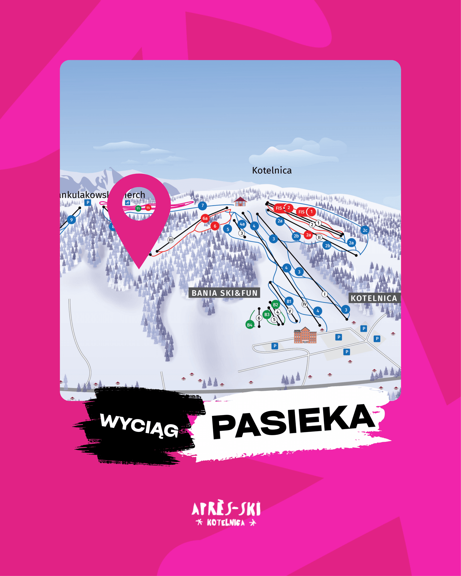 Lokalizacja Apres-Ski Kotelnica