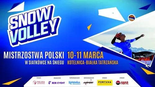 Historyczne Mistrzostwa Polski w siatkówce na śniegu SnowVolley w Polsce
