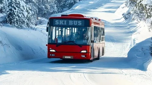 Skibuses run until March 8 - convenient access to the slopes.